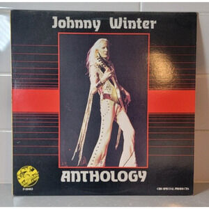 Johnny Winter 'Anthology' LP Vinyl 33 RPM USED Good to VG Condition USED